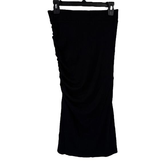 Michael Star Rae Ribbed slit skirt black size Small S - Picture 4 of 7